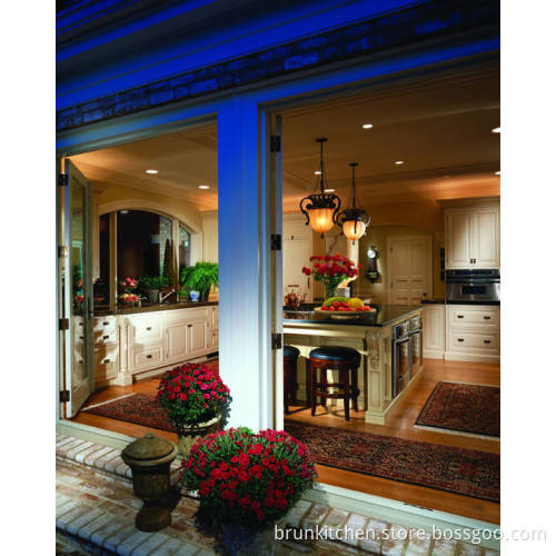 American Style Solid Wood Kitchen Cabinet (Br p-1216)